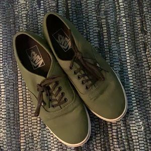 Forest Green Lo Pro Vans
